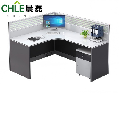 晨磊 屏风卡座 L型单人位+柜 张