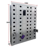 TENDZONE臻盾50仓人脸识别手机管理柜在位监测手机柜智能柜ZD-SJG-002带定位功能
