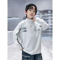 男童德绒打底衫秋冬新款儿童长袖T恤加厚男孩半高领内搭上衣