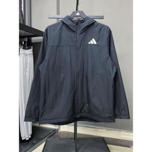 阿迪达斯 外套男装运动服 休闲保暖连帽夹克 KA9309 D