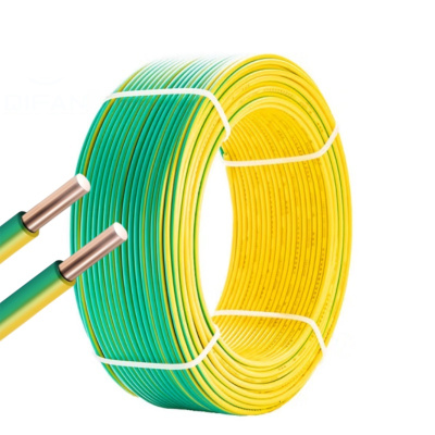 辉昂 塑铜硬线双色 BV -25平方*100米 盘