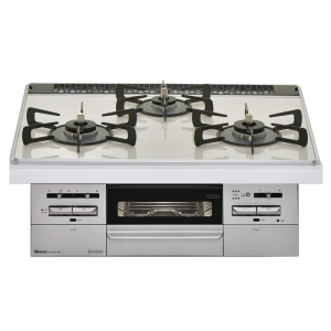 日本原装进口林内Rinnai嵌入式Mytone燃气灶烤箱灶银白色RS31W35P40DGAVW-13A天然气60cm