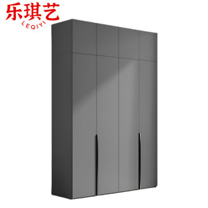 乐琪艺 衣柜 四门(1.4m)+顶柜 套