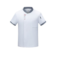 兰光铭厨师服短袖件