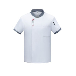 兰光铭厨师服短袖件