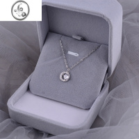 JiMi银银项链女夏高级2022新款闺蜜18岁生日礼物送女友小众轻奢锁骨链