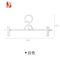 三维工匠可叠加裤架衣柜伸缩裤夹格裙夹衣架衣服收纳器裤夹日式