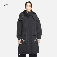 NIKE耐克中长款女子羽绒服时尚休闲潮流连帽保暖FV8167-206/010 D