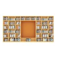 贝尔书柜4600W*400D*3000H/组