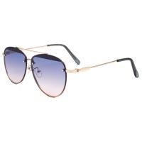 GUESS女款时尚玫瑰金太阳眼镜 蓝色渐变镜片 防紫外线保护