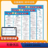 初中物理知识盘点挂图(3张) 初中通用 [正版]初中物理知识盘点挂图公式大全知识点汇总海报物理公式实验墙画七八九年级
