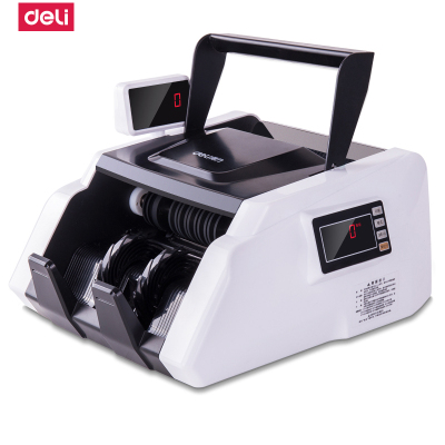 得力(deli)33302S点钞机银行用办公商用家用智能C类小型便携式智能语音台式点钱收银数钱机支持2019