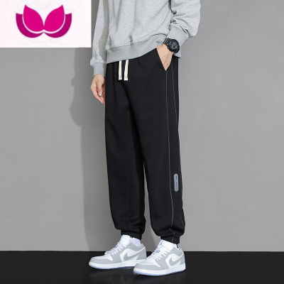 七斓13初中学生帅气休闲裤子潮15岁青少年男孩运动卫裤大童长裤