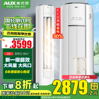 奥克斯(AUX)空调柜机2匹 家用冷暖变频新一级能效 立式节能客厅空调省电侠KFR-51LW/BPR3GQS1(B1)
