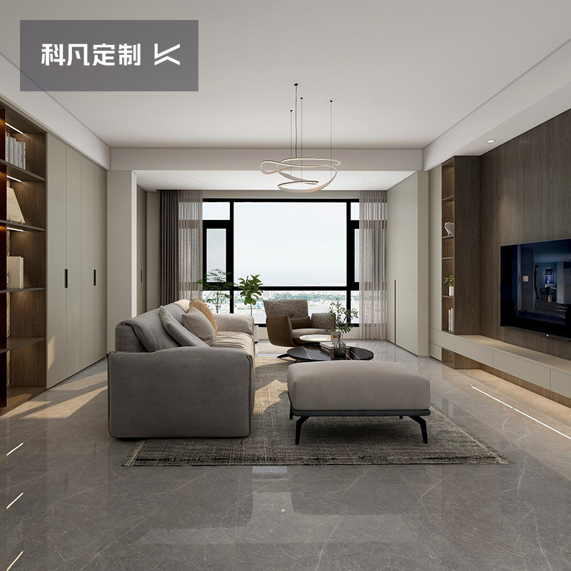 科凡全屋定制现代简约电视柜卧室衣柜橱柜鞋柜玄关柜儿童房预付金