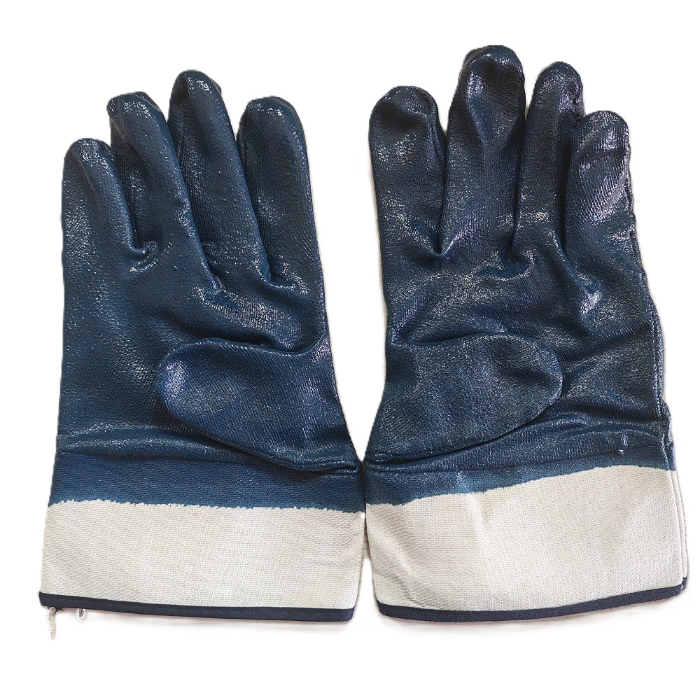 誉丰YL-5055安全袖口满挂丁腈帆布手套