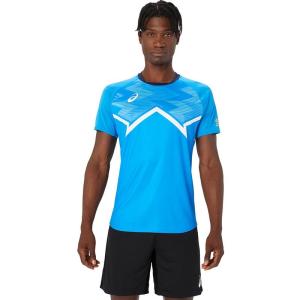 Asics/亚瑟士男款运动T恤凉爽速干排汗酷感半袖 volleyball graph