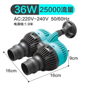 鱼缸造浪泵强力迷你水族箱造流泵潜水冲浪泵双头打浪泵