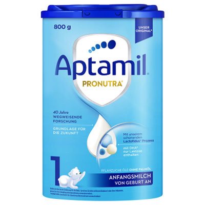 原装进口德国爱他美AptamilAptamil婴幼儿牛奶奶粉1段(0-6个月)800g