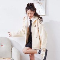 [1.5折价84元]唐狮开衫外套女春季季新款洋气小众韩系简约长袖百搭上衣外套