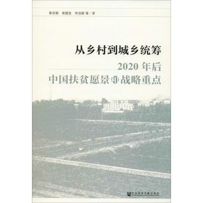 从乡村到城乡统筹 2020年后中国扶贫愿景和战略重点 陈志钢 等 著