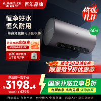 AO史密斯60升电热水器 国家补贴 金圭内胆 双棒分离速热 免换镁棒 免清洗 E60ED8