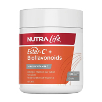 Nutralife 纽乐 酯化型维生素C 1000mg 加生物类黄酮 100片 酯化VC 无酸不伤胃 新西兰进口