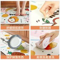 美帮汇防水防油厨房地垫浴室防滑垫卫生间垫塑料PVC脚垫皮革地毯