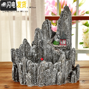 三维工匠微景观花盆多口高房子老桩多肉肉植物花盆创意个性中大号口径家用 SZ高山亭子 中等花盆容器