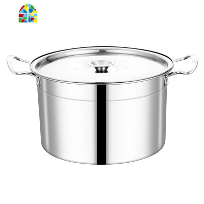 夏。带盖不锈钢汤锅 家用汤桶 煮面小锅煲电磁炉锅 猪油罐带盖 FENGHOU 22cm双耳调料罐304食品级