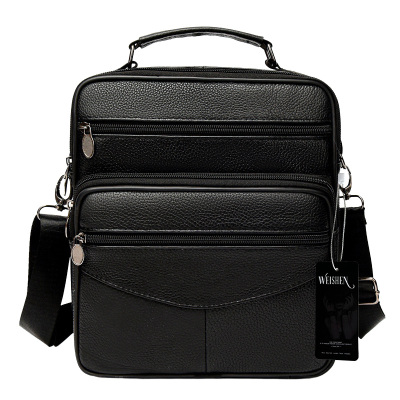 围盛 斜挎包单肩包 黑色 个