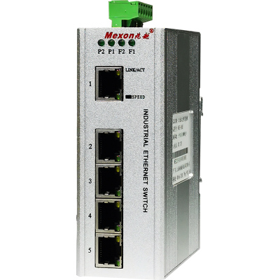 5GE卡轨式全千兆非网管工业以太网交换机（MIE-2005）