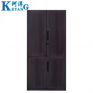 珂洋 文件柜 通双节(灰木纹) 台