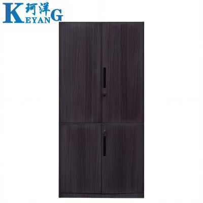 珂洋 文件柜 通双节(灰木纹) 台