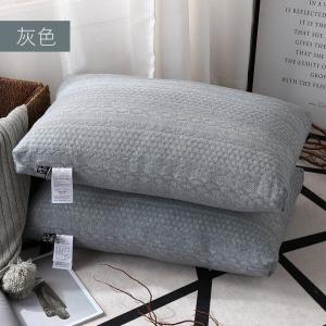 家柏饰(CORATED)针织棉枕头枕芯48*74cm 全棉家用单人枕成人枕