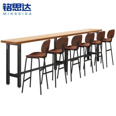 铭思达吧台桌一桌六椅套