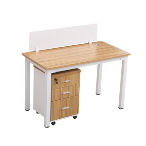 易企采 单人位含活动柜不含椅1200*600*750mm 办公家具职员办公桌简约单人办公桌工位桌屏风卡座办公室桌椅组合 单人位含活动柜不含椅