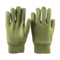 卡漫步 军绿绒布手套 KMB-S85 双