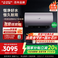 AO史密斯60升电热水器 国家补贴 金圭内胆 双棒分离速热 免换镁棒 免清洗短款 E60ED8-B