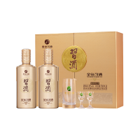 习酒金钻习酒 酱香型白酒 53度 500ml*2瓶 礼盒装(含酒具)