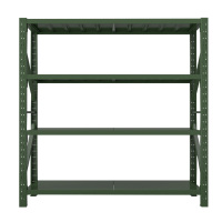 利特莱依消防铁锹镐农具摆放架安保装备器材存放架绿色盾牌货架存放架中型-主架