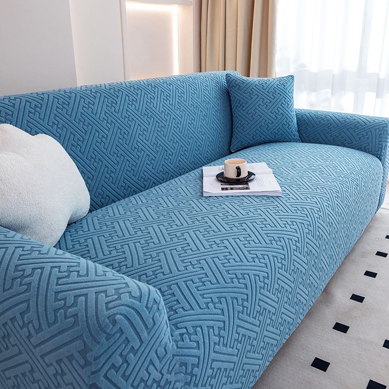 弹力针织沙发套全包耐用沙发罩盖布巾防猫抓四季通用高级感坐垫毯