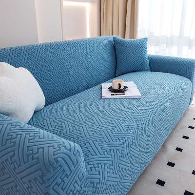 弹力针织沙发套全包耐用沙发罩盖布巾防猫抓四季通用高级感坐垫毯