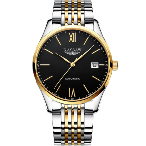 卡梭(KASSAW)手表自动机械表双日历机械男表时尚商务休闲夜光防水手表男K869G K864G
