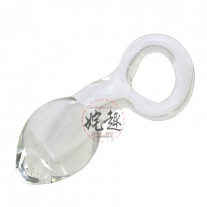 G点后庭水晶玻璃阳具男女自玩情趣用品性工具外出激情快感肛塞球