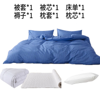 汉司家纺 HANSI-08 半夏蓝六件套 160*210cm (计价单位:套)蓝色