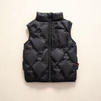 平湖儿童新国标90白鸭绒羽绒马甲冬季新款国风宽松男女童背心外套