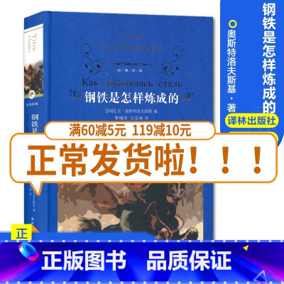 [正版]经典译林钢铁是怎样炼成的 初中小学生青少年世界经典课外名著书籍外国文学小说励志经典 精装版作品诗集 青世界文学名