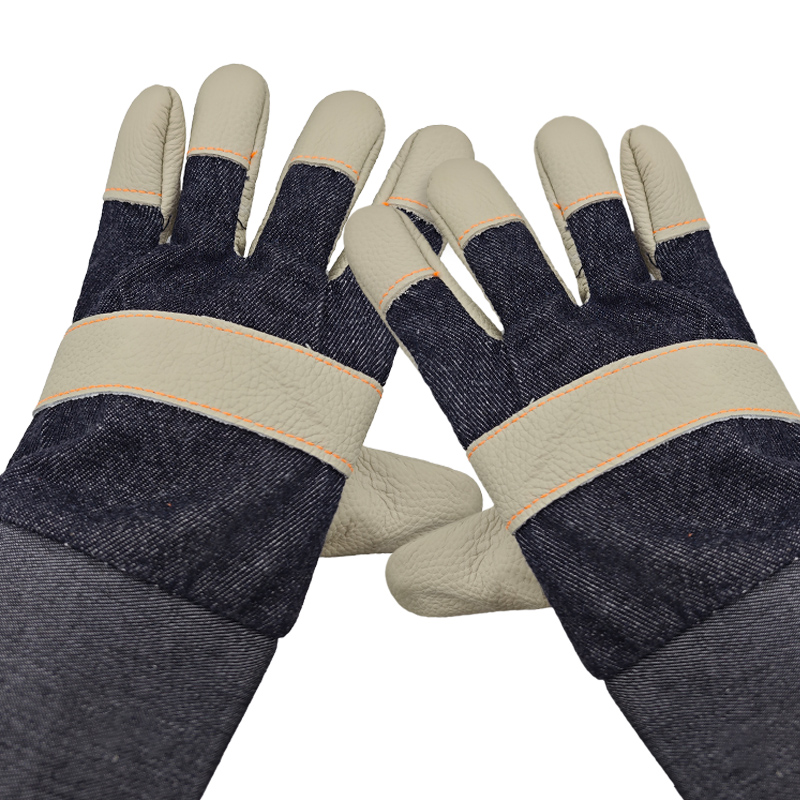 户美佳欣 手套 半皮 双