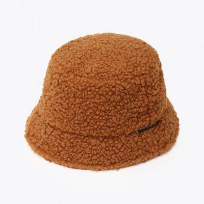  哥伦比亚(Columbia)女款毛绒波浪纹理保暖可调节大小草帽适合户外 Brown